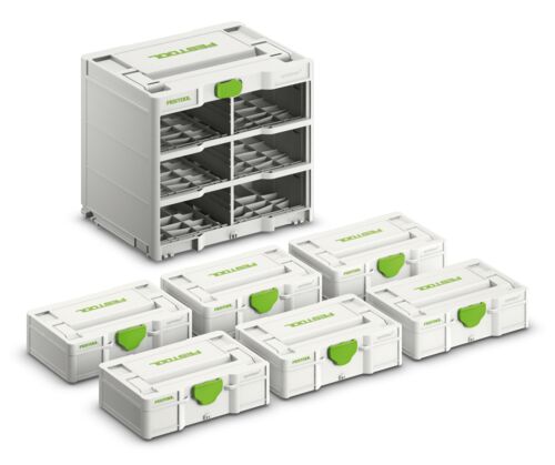FESTOOL Systainer³ Rack SYS3-RK/6 M 337-Set