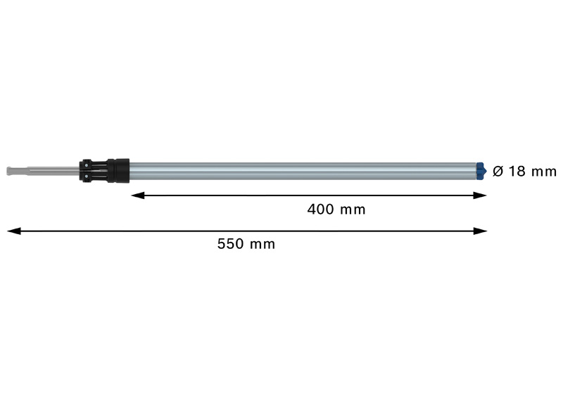 BOSCH EXPERT SDS Clean plus-8X Hammerbohrer 18 x 400 x 550 mm BOSCH EXPERT SDS Clean plus-8X Hammerbohrer 18 x 400 x 550 mm