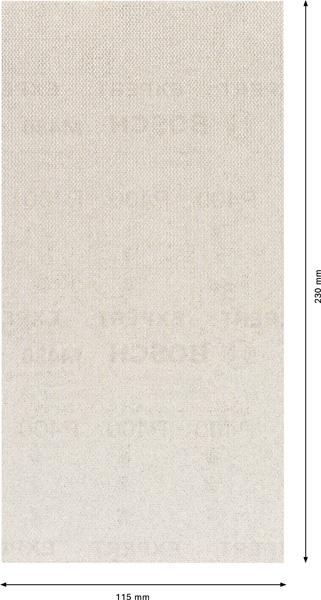BOSCH EXPERT M480 Schleifnetz für Schwingschleifer, 115 x 230 mm, K 80, 10er-Pack BOSCH EXPERT M480 Schleifnetz für Schwingschleifer, 115 x 230 mm, K 80, 10er-Pack