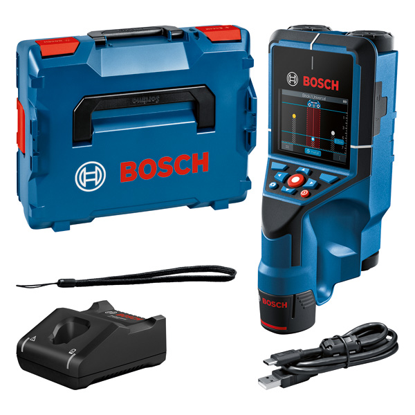 BOSCH Ortungsgerät Wallscanner D-tect 200 C, 1 x Akku GBA 12V 2.0Ah in L-BOXX