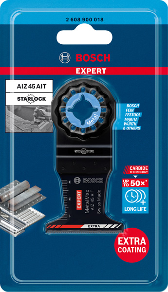 BOSCH EXPERT MetalMax AIZ 45 AIT Blatt für Multifunktionswerkzeuge, 45 mm BOSCH EXPERT MetalMax AIZ 45 AIT Blatt für Multifunktionswerkzeuge, 45 mm