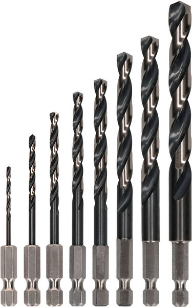 BOSCH PRO Metal HSS-G Impact Spiralbohrer Set, 8-tlg. BOSCH PRO Metal HSS-G Impact Spiralbohrer Set, 8-tlg.