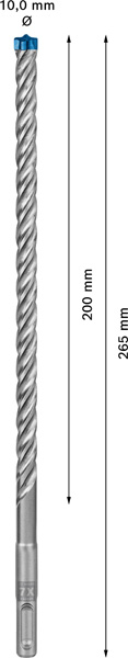 BOSCH EXPERT SDS plus-7X Hammerbohrer, 10 x 200 x 265 mm BOSCH EXPERT SDS plus-7X Hammerbohrer, 10 x 200 x 265 mm