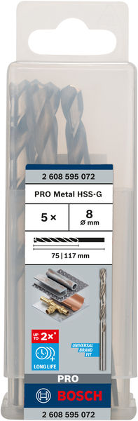 BOSCH Metallbohrer HSS-G, DIN 338 BOSCH Metallbohrer HSS-G, DIN 338