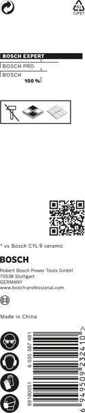 BOSCH EXPERT HEX-9 HardCeramic Bohrer, 5 x 90 mm BOSCH EXPERT HEX-9 HardCeramic Bohrer, 5 x 90 mm