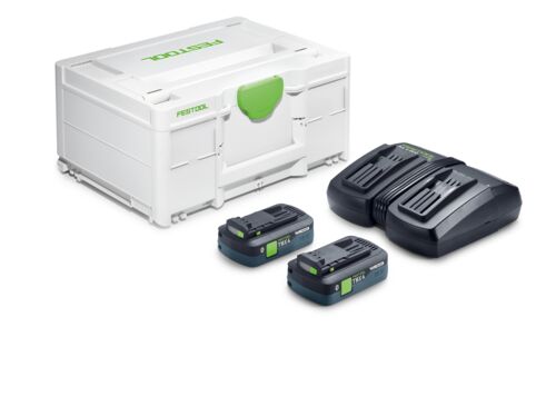 FESTOOL Energie-Set SYS 18V 2xTBX4/TCL6DUO FESTOOL Energie-Set SYS 18V 2xTBX4/TCL6DUO