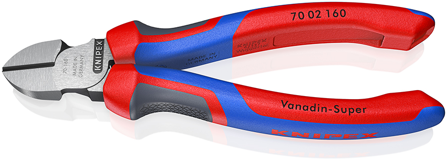 KNIPEX Seitenschneider schwarz atramentiert 160 mm