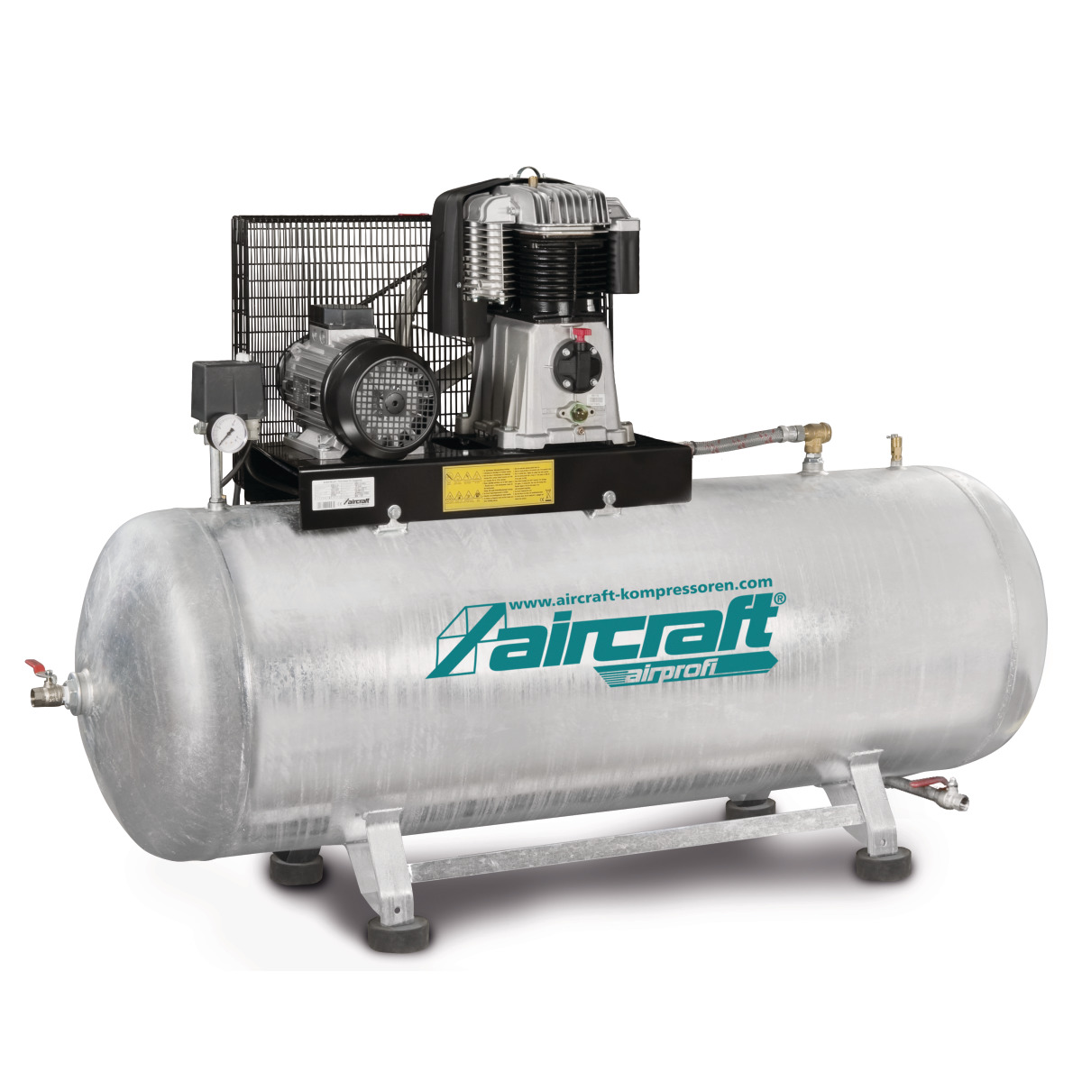 AIRCRAFT Stationärer Kolbenkompressor (10 bar) AIRPROFI 853/500/10 H