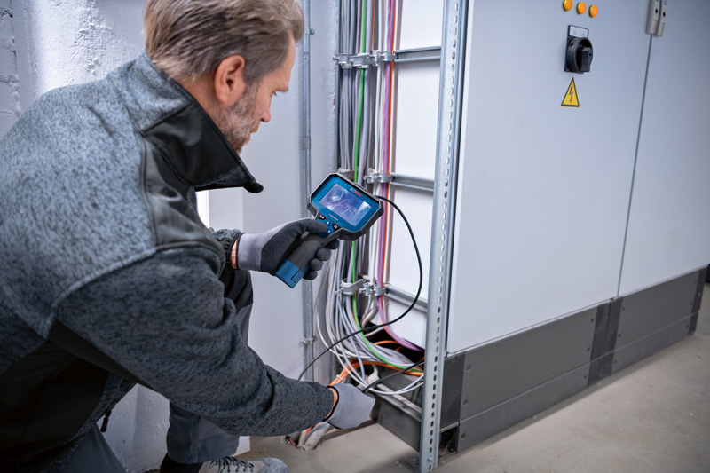 BOSCH Inspektionskamera GIC 12V-4-23 C, 4 x 1.5 V-LR6-Batterie , Akku-Adapter BOSCH Inspektionskamera GIC 12V-4-23 C, 4 x 1.5 V-LR6-Batterie , Akku-Adapter