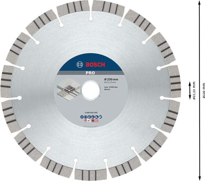BOSCH Diamanttrennscheibe Best for Concrete BOSCH Diamanttrennscheibe Best for Concrete