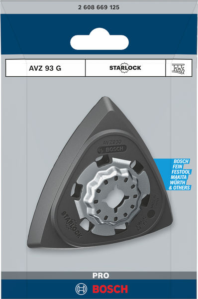 BOSCH PRO AVZ 93 G Schleifplatte 93 mm BOSCH PRO AVZ 93 G Schleifplatte 93 mm