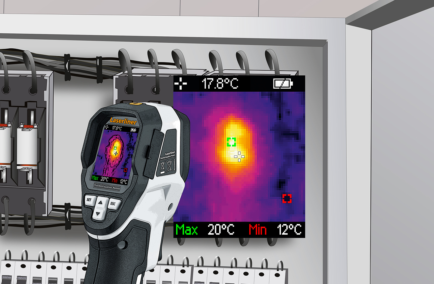 LASERLINER Wärmebildkamera ThermoVisualizer Pocket LASERLINER Wärmebildkamera ThermoVisualizer Pocket