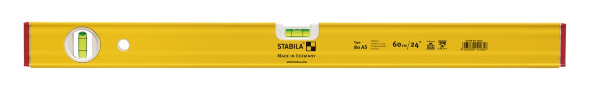 STABILA Wasserwaage Type 80 AS, 80 cm STABILA Wasserwaage Type 80 AS, 80 cm