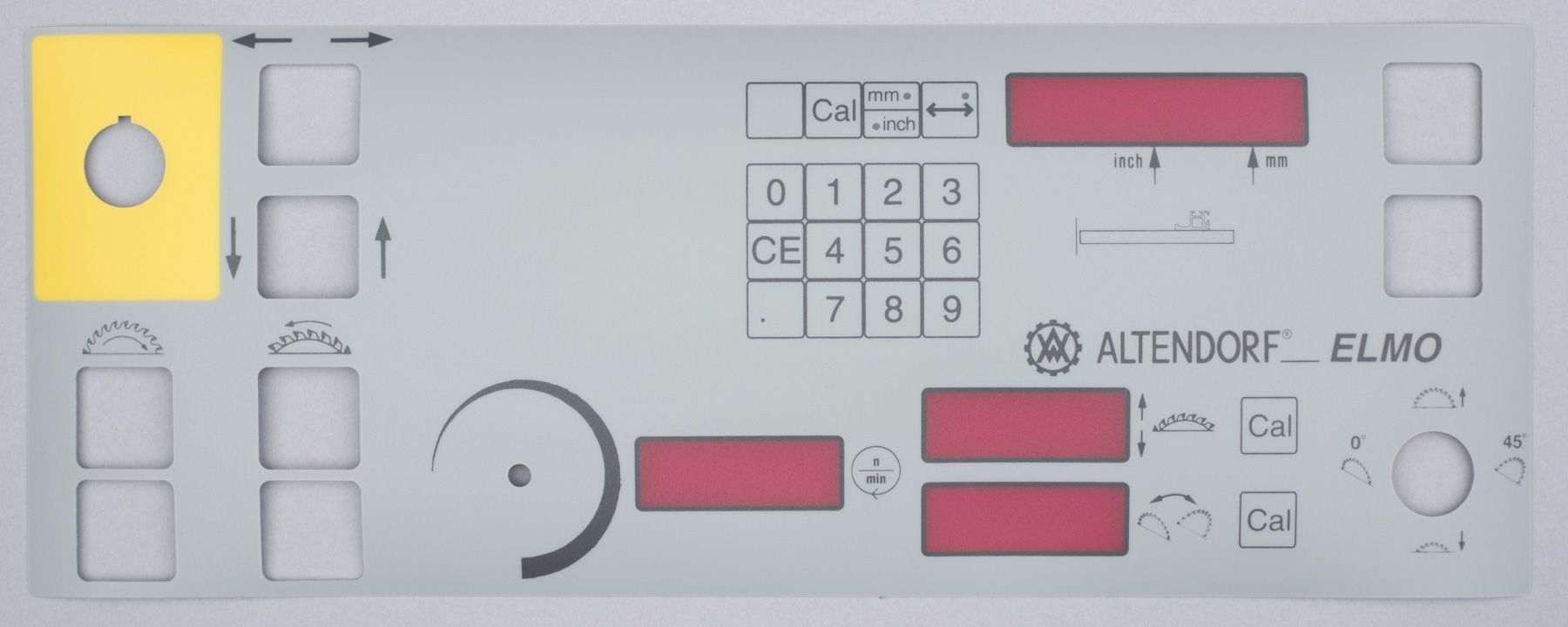 ALTENDORF Folie für Bedienpaneel F 45 ELMO 3
