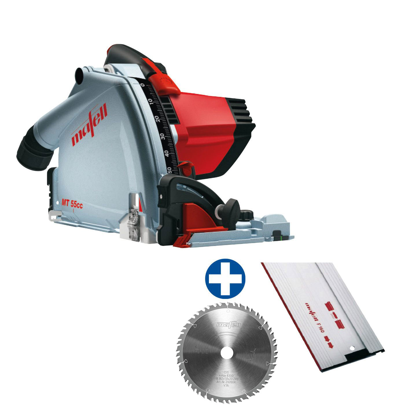 MAFELL Tauchsäge MT 55 cc Fan-Set im T-MAX