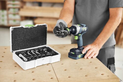 FESTOOL Forstnerbohrer-Set SYS3 S 76-FB CE-SORT/5 FESTOOL Forstnerbohrer-Set SYS3 S 76-FB CE-SORT/5