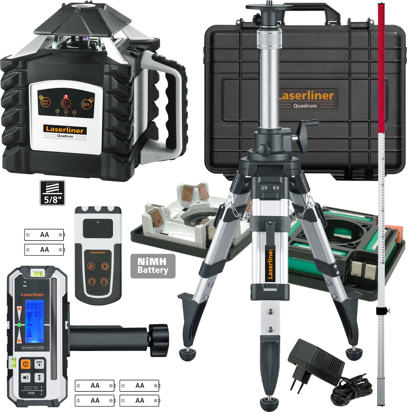 LASERLINER Quadrum M 350 S Set 1 FL incl. P175 + FL LASERLINER Quadrum M 350 S Set 1 FL incl. P175 + FL