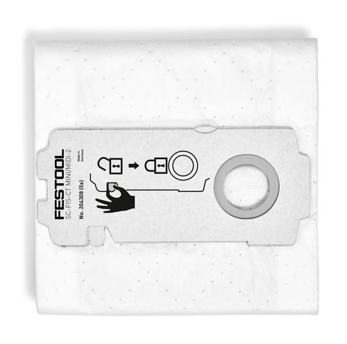 FESTOOL SELFCLEAN Filtersack SC-FIS-CT MINI/MIDI-2/5/CT15 FESTOOL SELFCLEAN Filtersack SC-FIS-CT MINI/MIDI-2/5/CT15
