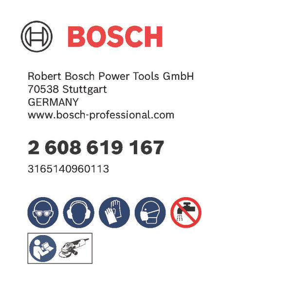BOSCH X-LOCK Fiberschleifscheibe, Ø115 mm, K 60, R444, Expert for Metal, 1 Stück BOSCH X-LOCK Fiberschleifscheibe, Ø115 mm, K 60, R444, Expert for Metal, 1 Stück