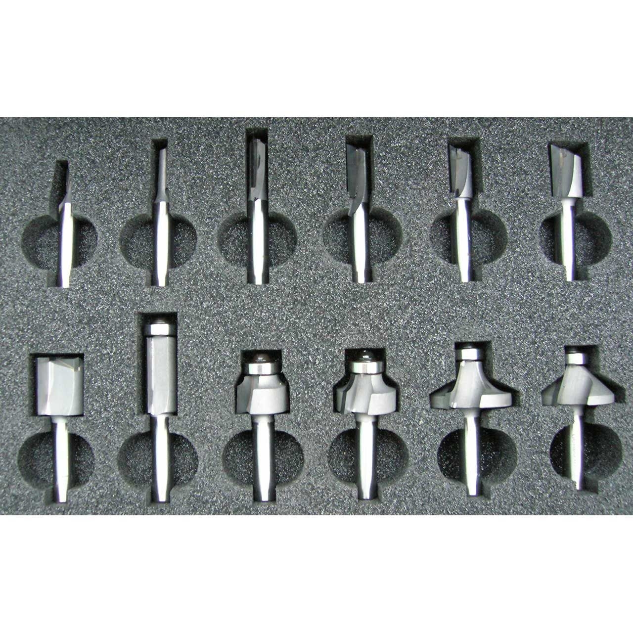 GUHDO HW-Handoberfräsersatz 12-tlg.