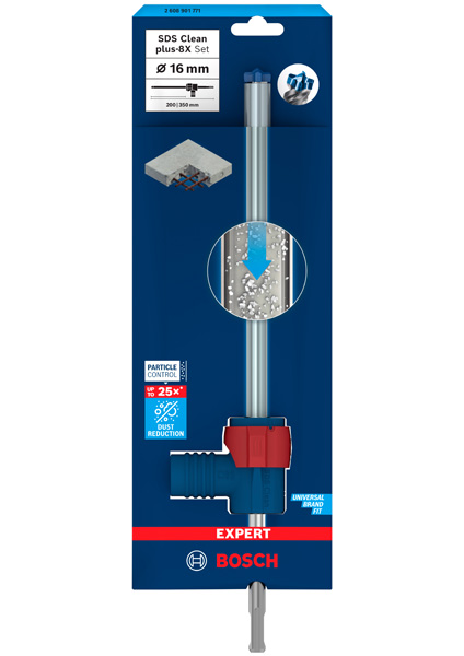 BOSCH EXPERT SDS Clean plus-8X Hammerbohrer-Set 16 x 200 x 350 mm BOSCH EXPERT SDS Clean plus-8X Hammerbohrer-Set 16 x 200 x 350 mm
