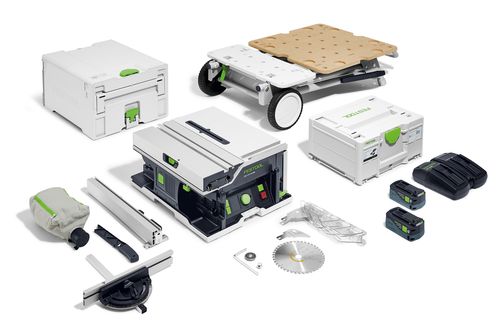 FESTOOL Akku-Tischkreissäge CSC SYS 50 EBI-Set