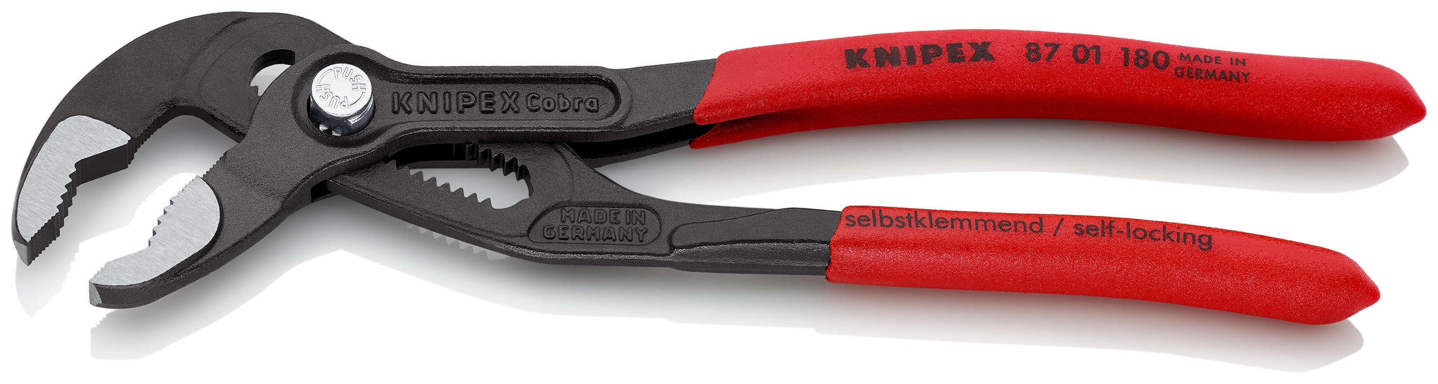 KNIPEX Hightech-Wasserpumpenzange Cobra grau atramentiert 180 mm
