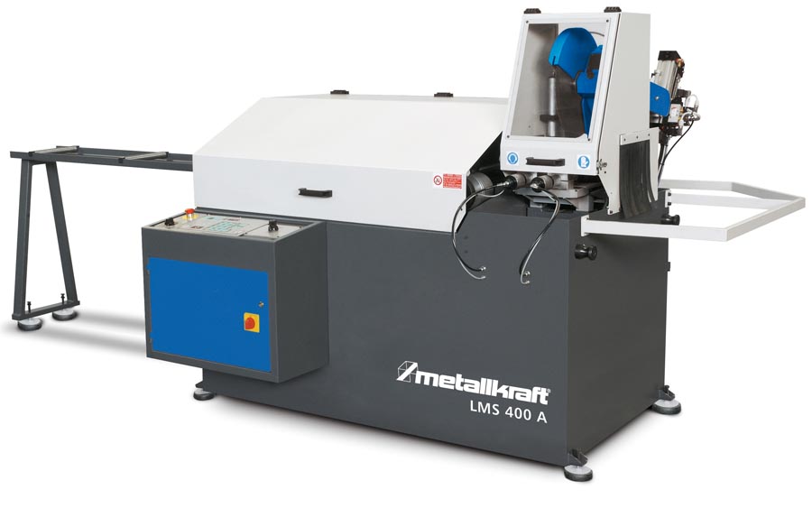 METALLKRAFT Automatische Kreissägemaschine zum Schneiden von Vollmaterial und Profilen in Aluminium und Leichtmetall-Legierungen LMS 400 A METALLKRAFT Automatische Kreissägemaschine zum Schneiden von Vollmaterial und Profilen in Aluminium und Leichtmetall-Legierungen LMS 400 A