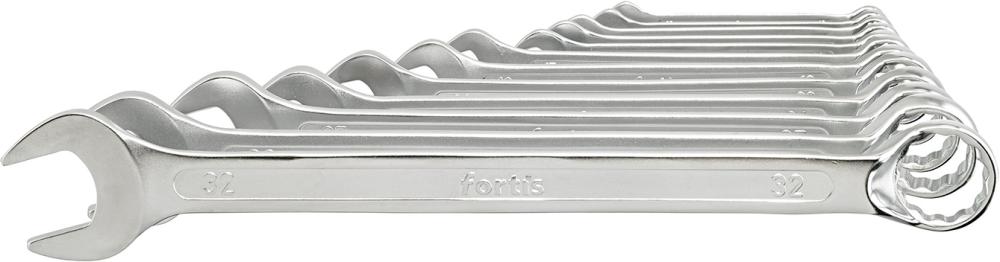 FORTIS Ringmaulschlüssel-Satz DIN3113B 10-32mm 12-teilig in Karton