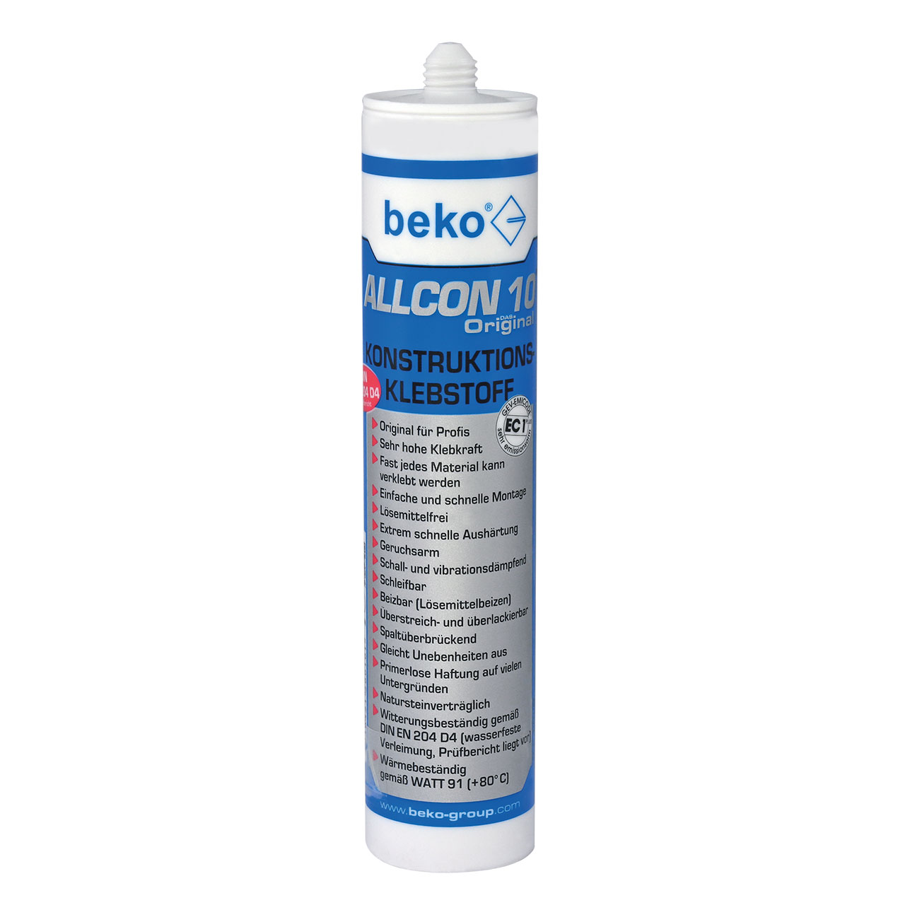BEKO Allcon 10® Konstruktionsklebstoff 310 ml BEKO Allcon 10® Konstruktionsklebstoff 310 ml