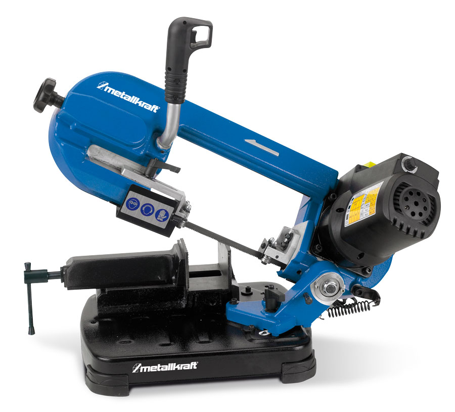 METALLKRAFT Besonders leise und präzise Gehrungs-Metallbandsäge MBS 125