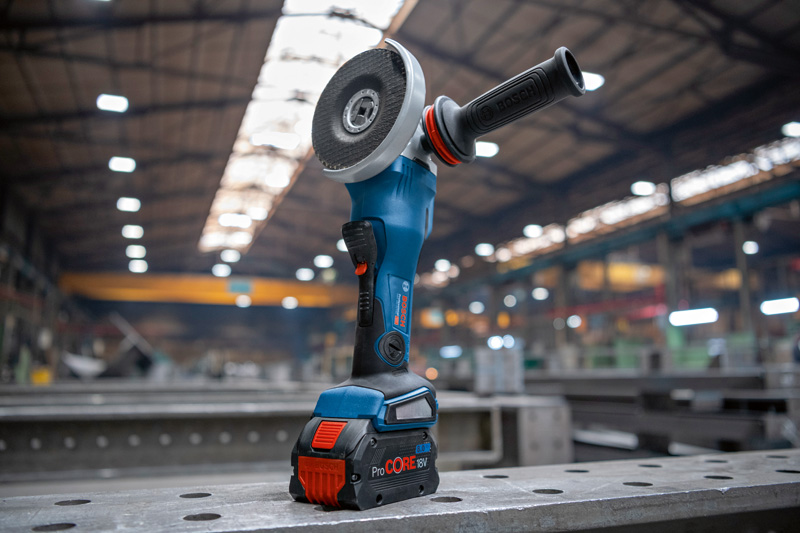 BOSCH Akku-Winkelschleifer BITURBO mit X-LOCK GWX 18V-15 PSC BOSCH Akku-Winkelschleifer BITURBO mit X-LOCK GWX 18V-15 PSC