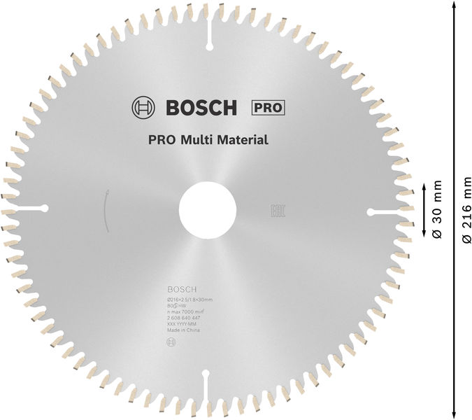 BOSCH Kreissägeblatt Multi Material BOSCH Kreissägeblatt Multi Material