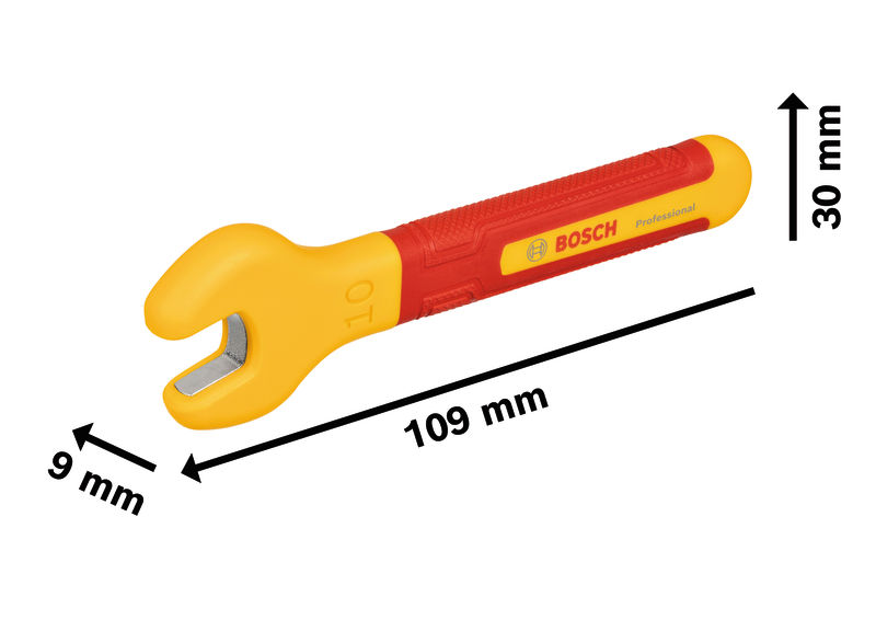 BOSCH VDE-Einmaulschlüssel 10 mm BOSCH VDE-Einmaulschlüssel 10 mm