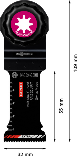 BOSCH EXPERT MultiMax PAIZ 32 APIT Blatt für Multifunktionswerkzeuge, 32 mm BOSCH EXPERT MultiMax PAIZ 32 APIT Blatt für Multifunktionswerkzeuge, 32 mm