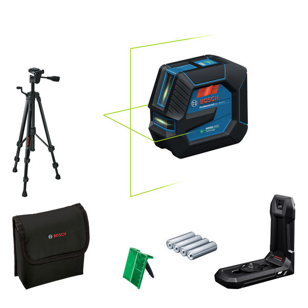 BOSCH Linienlaser GLL 20-22 G, Baustativ BT 150 Professional BOSCH Linienlaser GLL 20-22 G, Baustativ BT 150 Professional