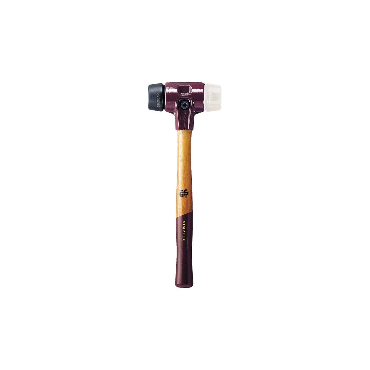 HALDER SIMPLEX-Schonhammer mit TE-Gehäuse und Holzstiel Ø 40 Gummikomposition / Nylon HALDER SIMPLEX-Schonhammer mit TE-Gehäuse und Holzstiel Ø 40 Gummikomposition / Nylon