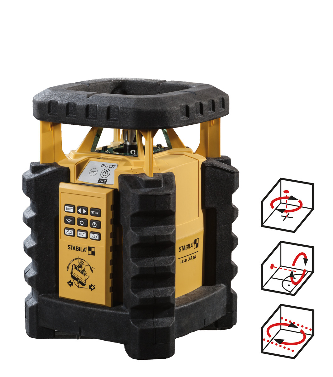 STABILA Rotationslaser LAR 350, 7-teiliges Set