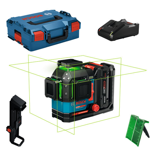 BOSCH EXPERT Linienlaser EXLL18V-120-33CG, 1 x EXBA18V-40 BOSCH EXPERT Linienlaser EXLL18V-120-33CG, 1 x EXBA18V-40
