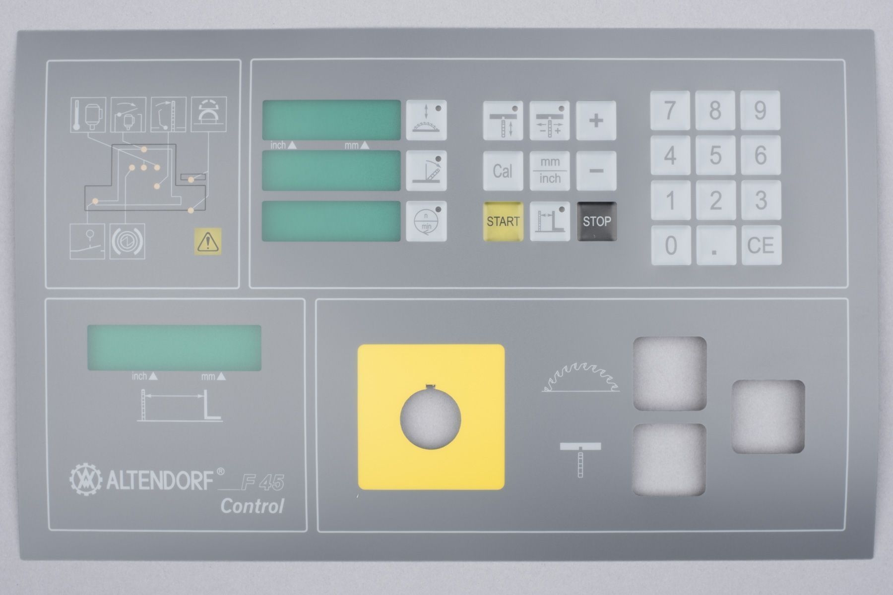 ALTENDORF Folie für Bedienpaneel F 45