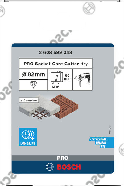 BOSCH Diamant-Dosensenker 82 mm, 60 mm, 4 Segmente, 10 mm BOSCH Diamant-Dosensenker 82 mm, 60 mm, 4 Segmente, 10 mm
