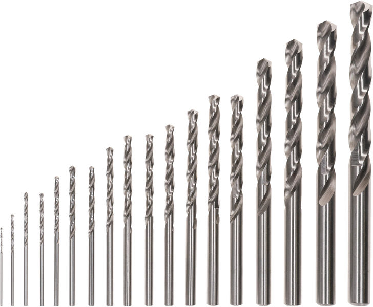 BOSCH 18-teiliges Metallbohrer-Set, Toughbox, HSS-G, DIN 338, 135°, 1–10 mm