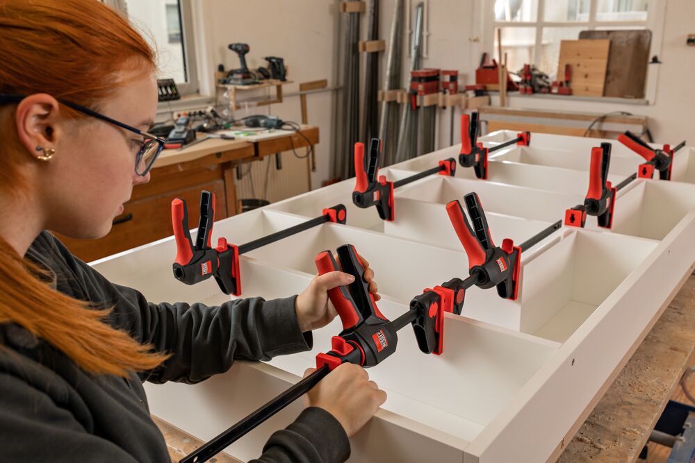 BESSEY Einhandzwinge mit drehbarem Griff EZ360-15