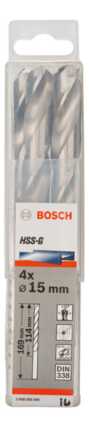 BOSCH Metallbohrer HSS-G, DIN 338 BOSCH Metallbohrer HSS-G, DIN 338