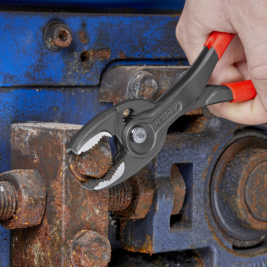 KNIPEX Frontgreifzange TwinGrip schwarz atramentiert 200 mm KNIPEX Frontgreifzange TwinGrip schwarz atramentiert 200 mm