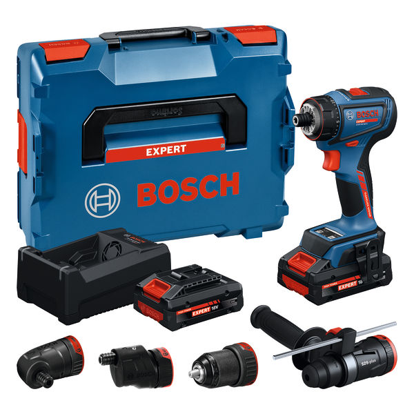 BOSCH EXPERT Akku-Bohrschrauber EXSR18V-90FC, 2 x EXBA18V-40, L-BOXX 136