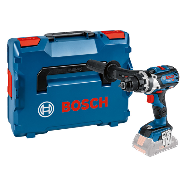 BOSCH Akku-Bohrschrauber GSR 18V-110 C, Solo Version mit Zusatzhandgriff und L-BOXX BOSCH Akku-Bohrschrauber GSR 18V-110 C, Solo Version mit Zusatzhandgriff und L-BOXX