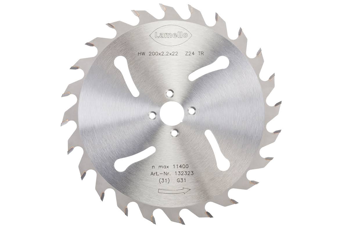 LAMELLO HM-Sägeblatt D200, Z24, FWF