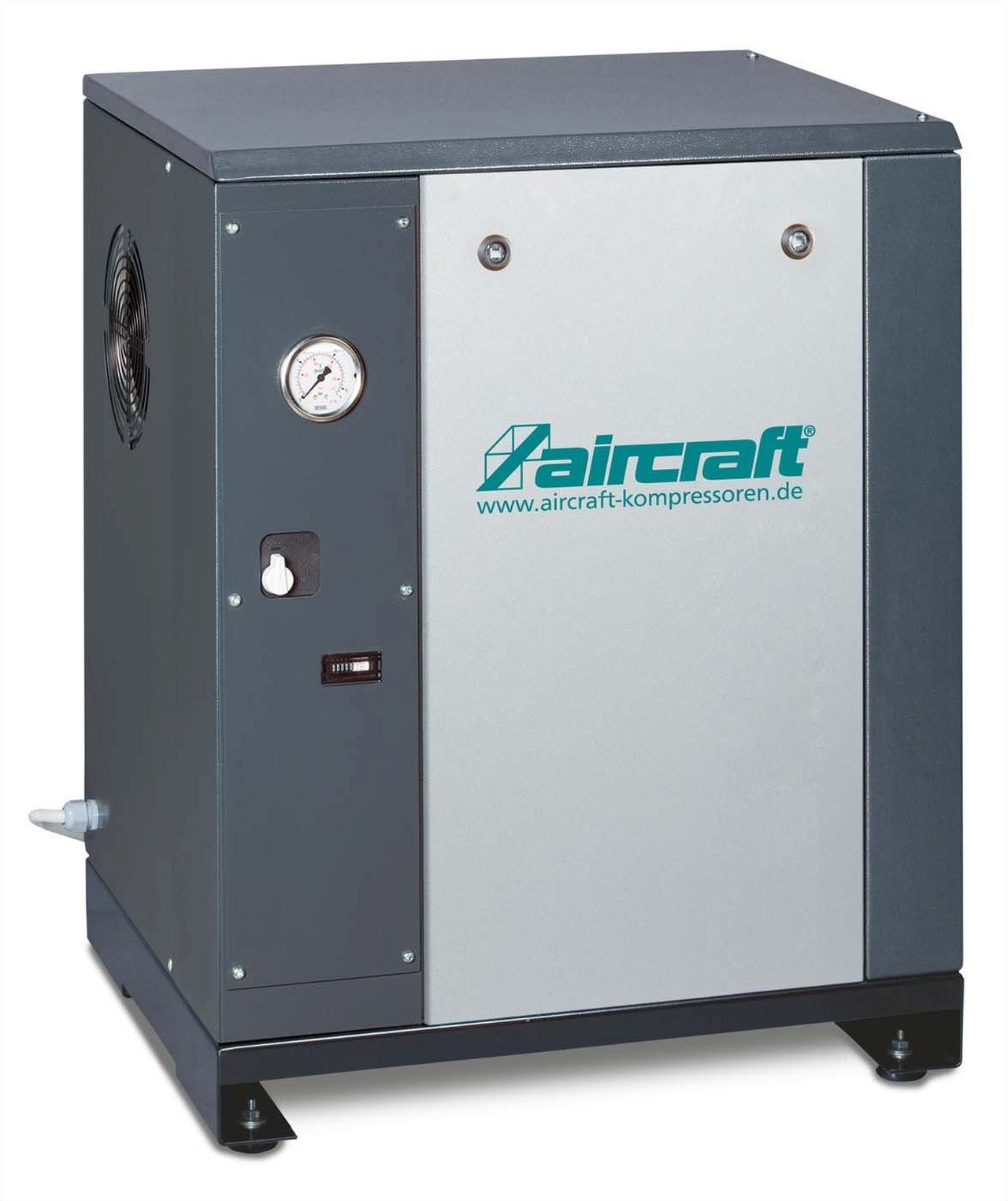 AIRCRAFT Schraubenkompressor mit Rippenbandriemenantrieb (Bodeninstallation) A-MICRO SE 4.0-10 AIRCRAFT Schraubenkompressor mit Rippenbandriemenantrieb (Bodeninstallation) A-MICRO SE 4.0-10