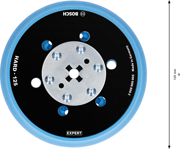 BOSCH EXPERT Universal-Multi-Loch-Schleifteller, 125 mm, hart BOSCH EXPERT Universal-Multi-Loch-Schleifteller, 125 mm, hart